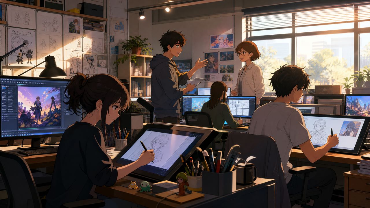 小小绘动漫剪辑教程-专业动漫后期制作：调色与合成教程